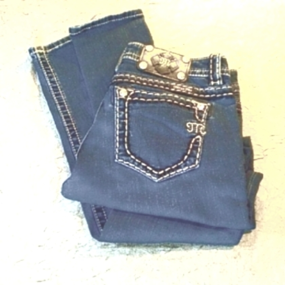 Miss Me Blue Skinny Jeans 28